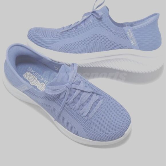 Skechers Ultra Flex 3.0 Brilliant Path Slip-Ins- Light Blue - Picture 1 of 8